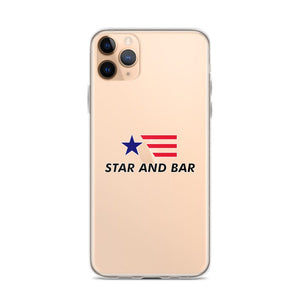 Star and Bar Logo iPhone Case