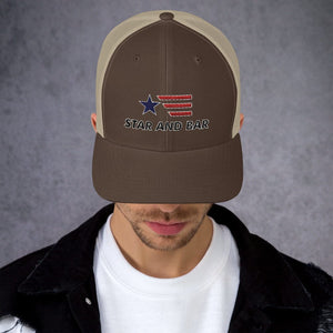 Star and Bar Logo SnapBack Hat